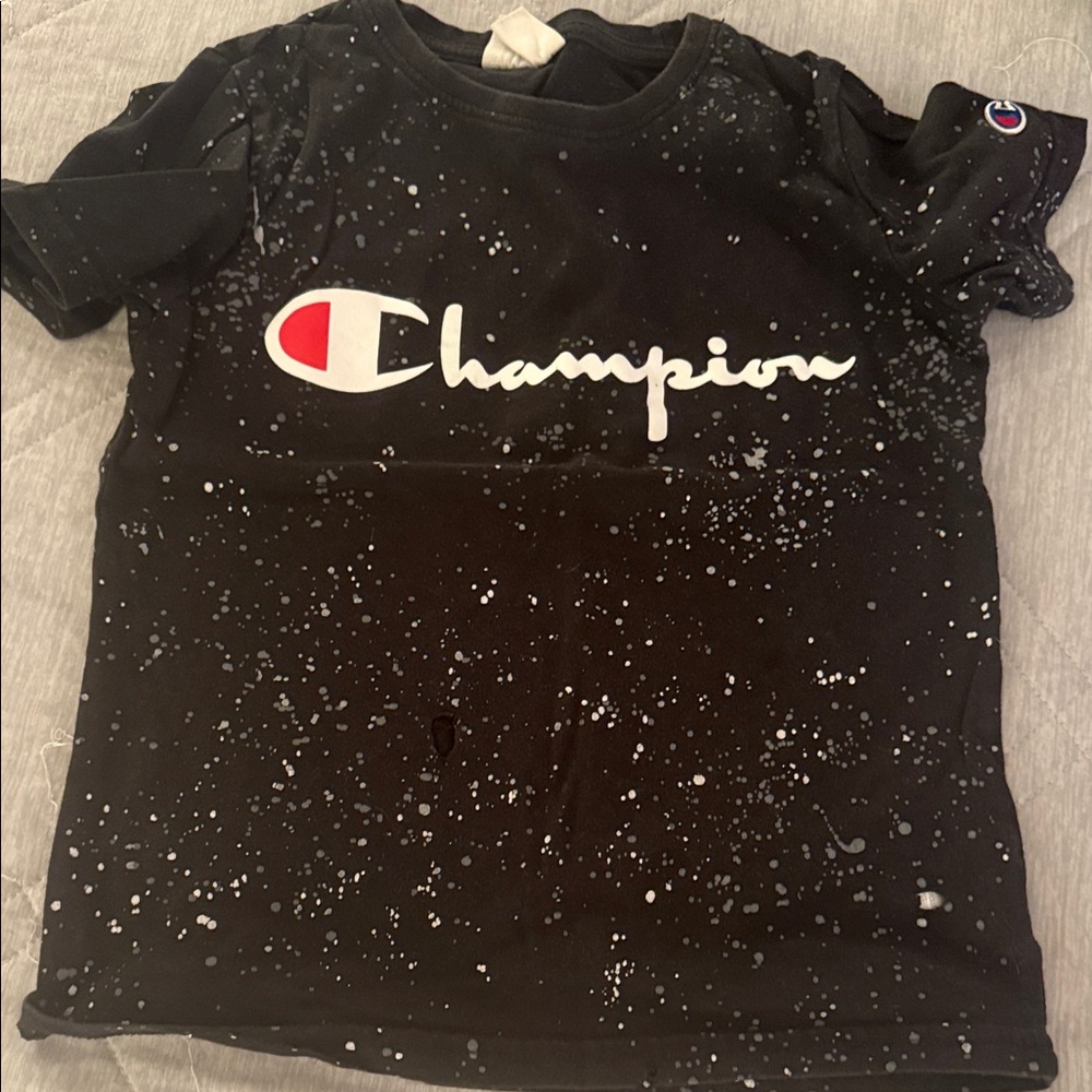 Champion Kids Black and White Speckled T-Shirt